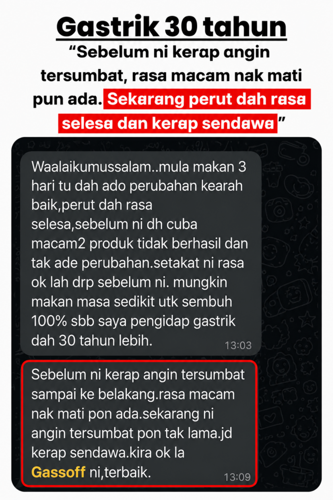 Pengalaman pengguna GASSOFF